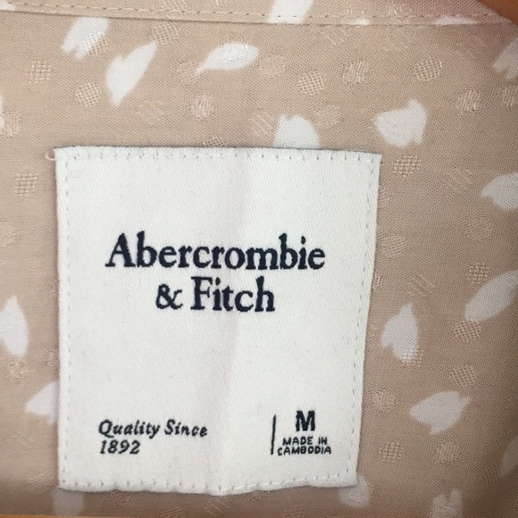 Abercrombie & Fitch Viscose Button Down Sz M - Picture 2 of 3